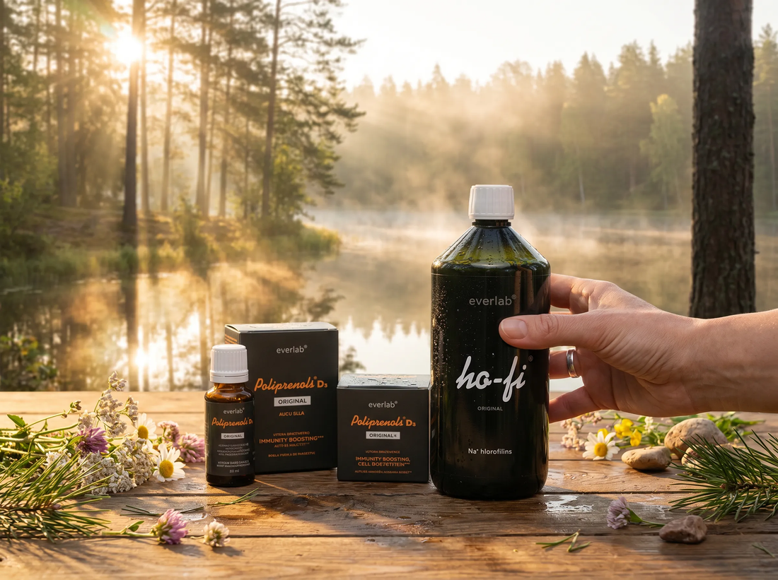 Hlorofilīns un poliprenoli D₃ – divi produkti, kurus arvien vairāk cilvēku izvēlas lietot kopā.